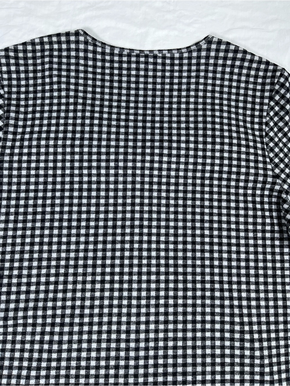 Old Navy Black & White Gingham V-Neck Women’s Top Twist Knot Extra Large - Picture 14 of 14